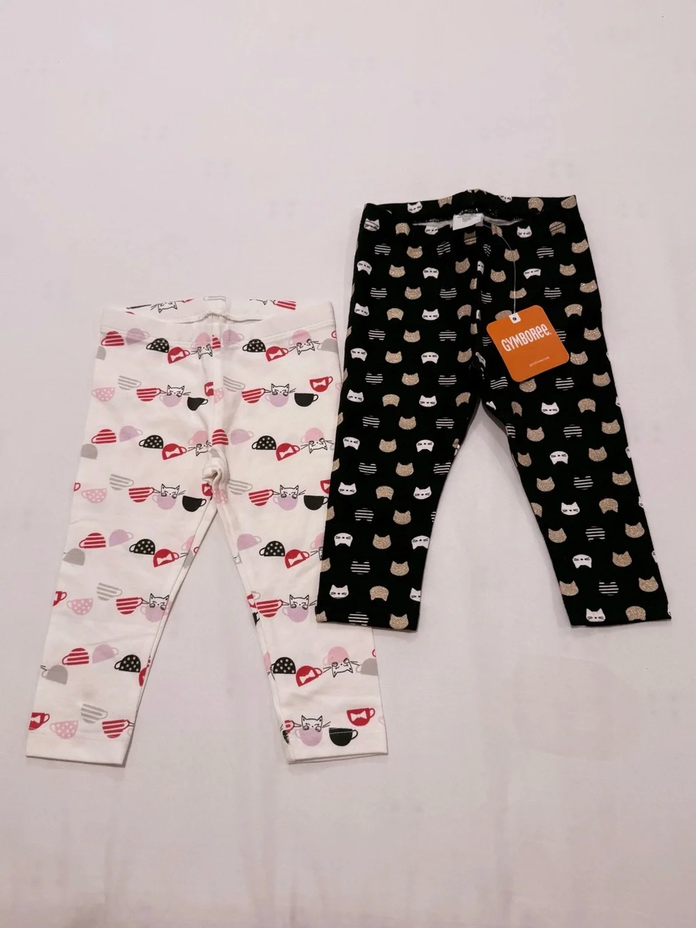 Gymboree Girls Cat Print Leggings Set